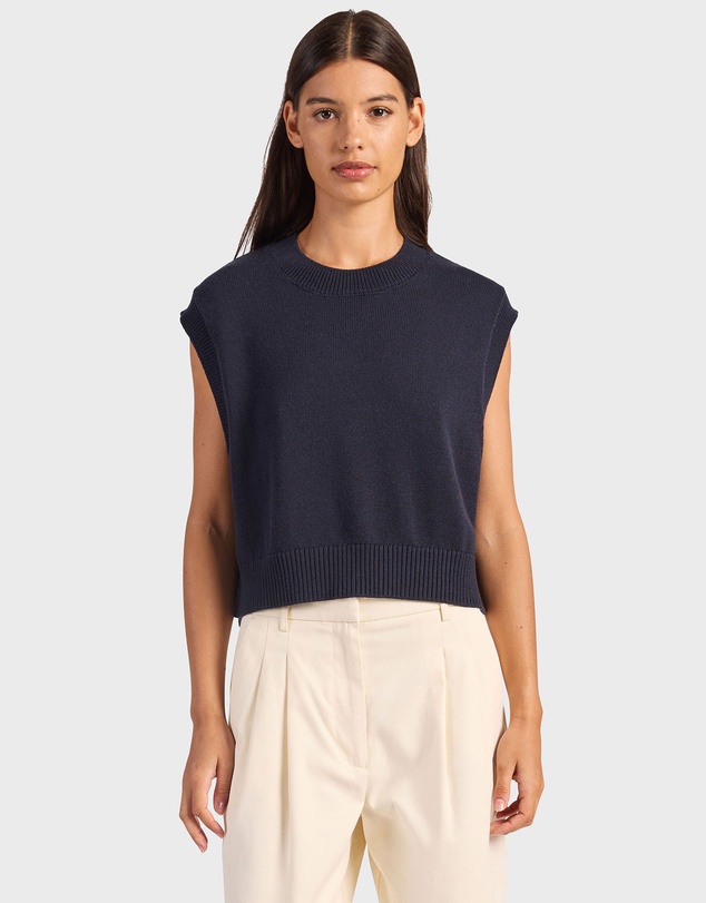 Academy Brand - Flora Crew Knit Vest