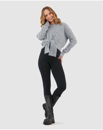 Ripe Maternity - Bonnie Tie Front Knit