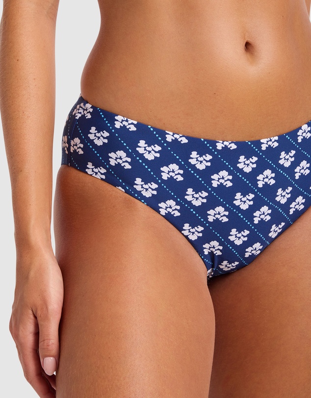 Seafolly - Batik Bloom Retro Bikini Bottom