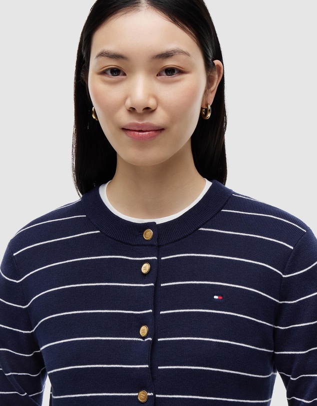 Tommy Hilfiger - Jersey Stitch Cotton Cardigan