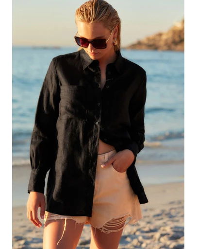 NEXT - 100% Linen Long Sleeve Shirt