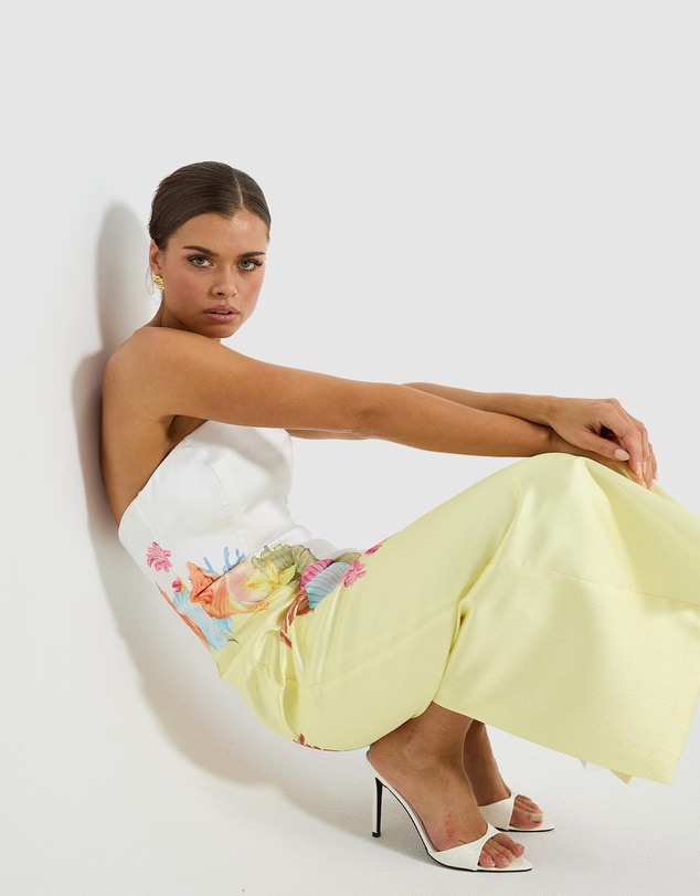 Pasduchas - Cove Strapless Midi Dress