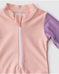 WITH LOVE FOR KIDS - Frills Long Sleeve Swimmers - Babies - Kids