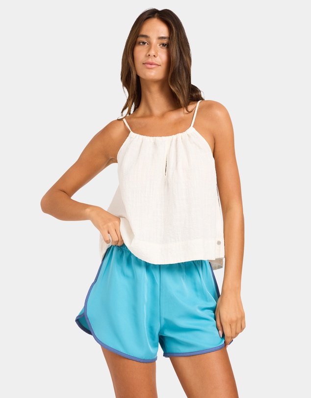 Roxy - Womens Racer Elastic Waist Shorts