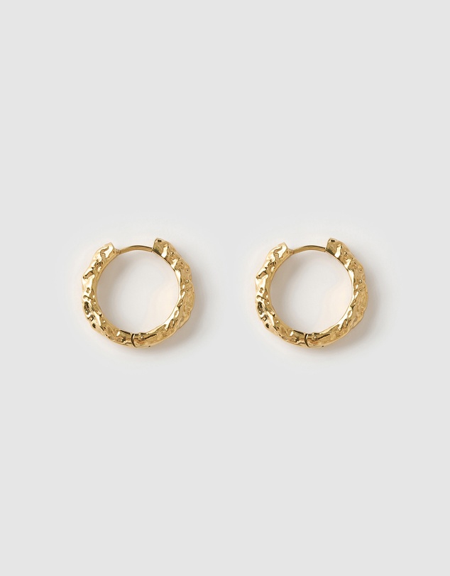 Arms Of Eve - Kira Gold Hoop Earrings - Maxi