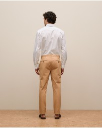 Trenery - Tailored Cuff Detail Pant in Camel