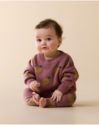 Wilson & Frenchy - Organic Knitted Jacquard Leggings - Babies