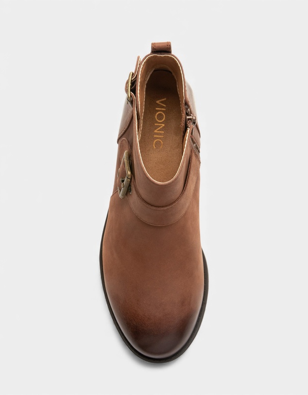 Vionic - Logan Bootie - Dark Brown