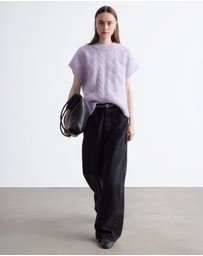 & Other Stories - Cable-Knit Mohair-Blend Vest