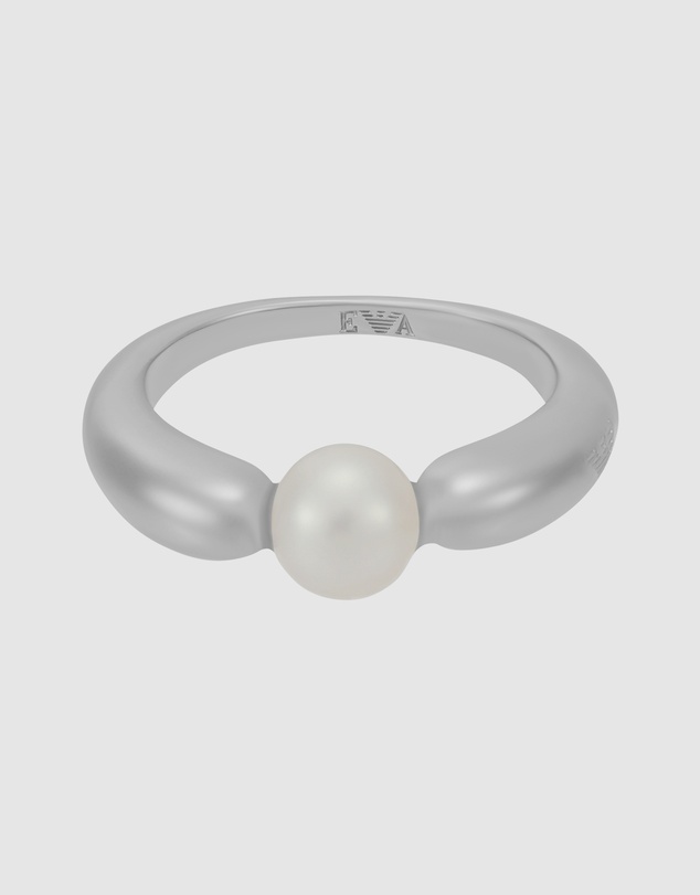 Emporio Armani - Silver tone Focal Ring EGS3257040