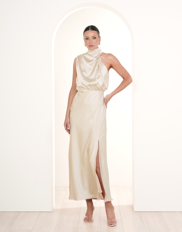 Pilgrim - Como High Neck Midi Dress