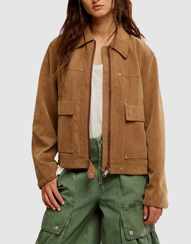 Free People - Blair Vegan Suede Jacket