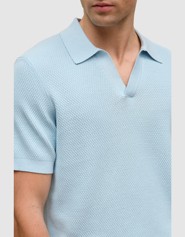 Trenery - Cotton Texture Stitch Polo