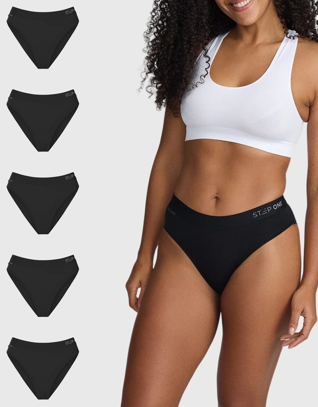 STEP ONE - Women's Bikini Brief 5 Pack - Tap Shoe