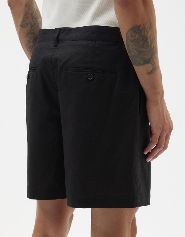 AERE - Tailored Linen Blend Shorts