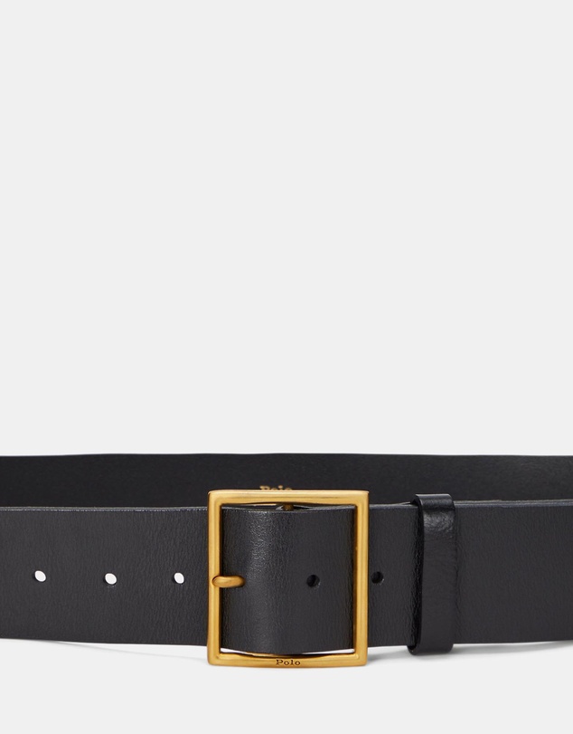 Polo Ralph Lauren - Square-Buckle Wide Leather Belt