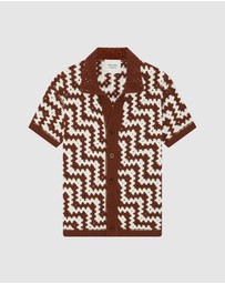 Frescobol Carioca - Pinto Cotton Crochet SS Cardigan