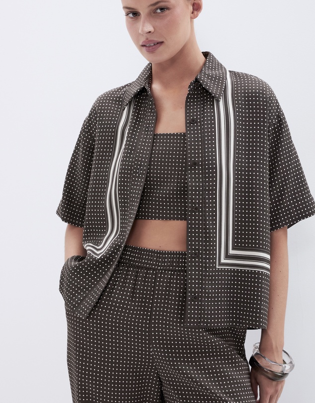 UNISON - Border Stripe Resort Shirt