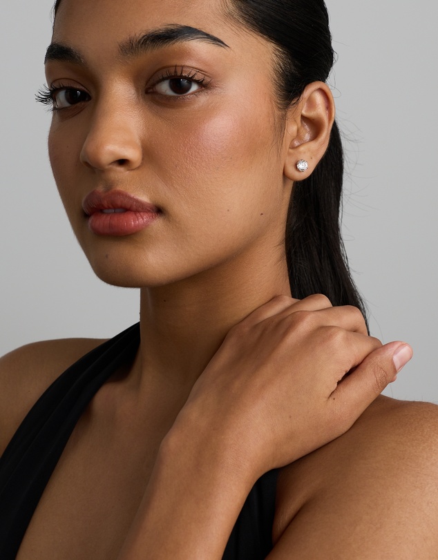 Michael Hill - 7.3mm Round Brilliant Cubic Zirconia Stud Earrings in Sterling Silver