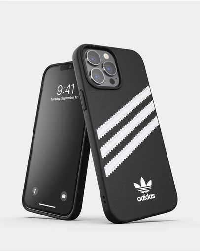 adidas Originals - 3 Stripe Samba iPhone 12/12 Pro Protective Phone Case PU Leather