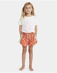 Billabong - Girls 0 to 5 Happy Hibiscus Olly Shorts