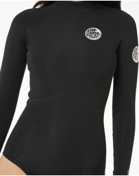 Rip Curl - G-Bomb 1mm Long Sleeve Back Zip Good Coverage Springsuit