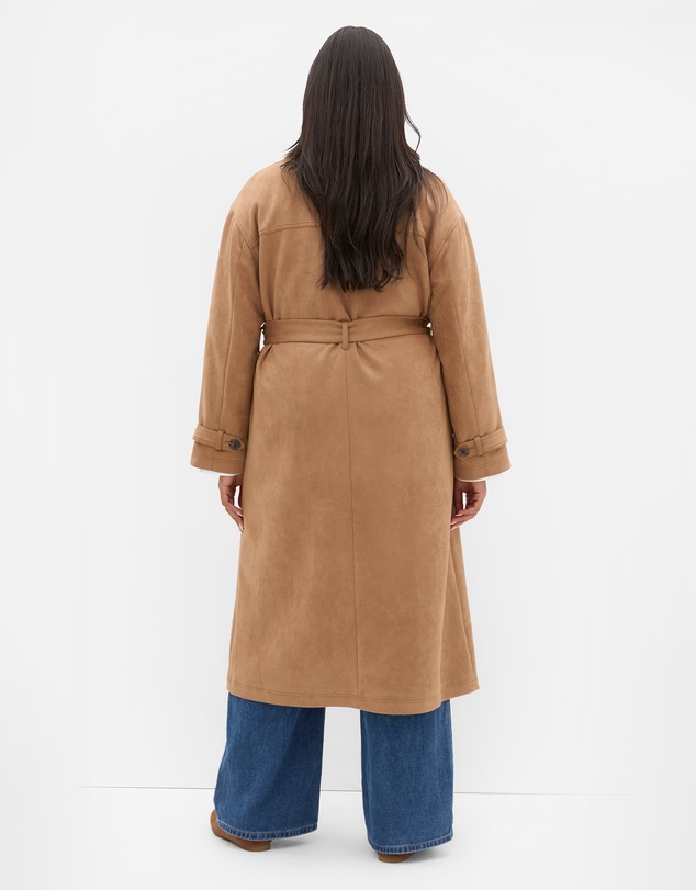 City Chic - Eliza Sueded Trench