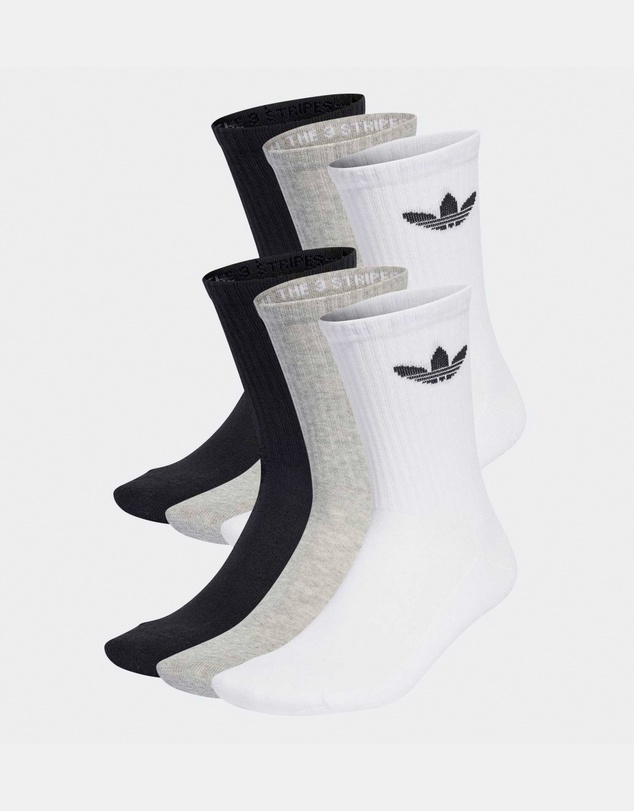 adidas Originals - 6-Pack Trefoil Crew Sock Cushion