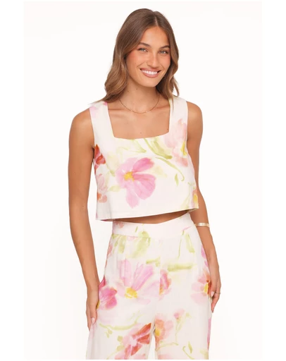 Petal & Pup - Devlin Top - Pink Garden Floral
