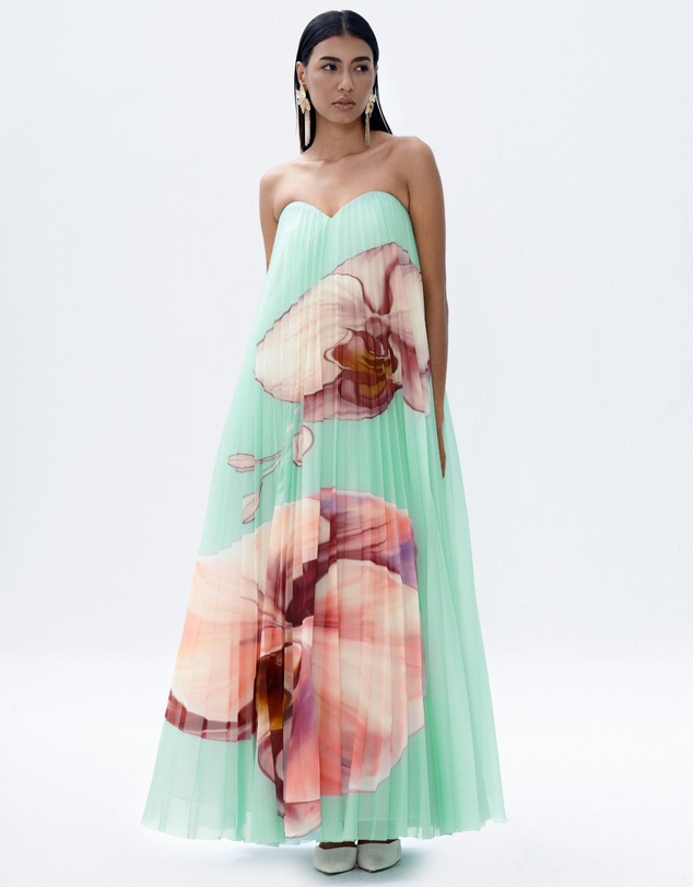 JUSTIN TONG - Amelie Pleated Dress