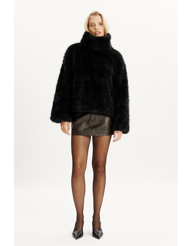 Bardot - Renata Faux Fur Jumper
