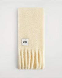 COS - Fringed Brushed-Mohair Scarf