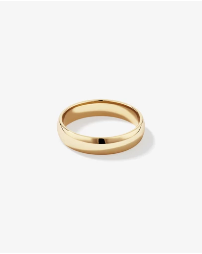 Michael Hill - 5mm High Domed Wedding Band in 10kt Yellow Gold