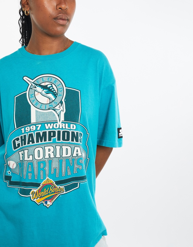Vintage by The Real Deal - Pre Loved - Vintage 1997 MLB Florida Marlins Tee