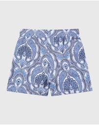 Aqua Blu Kids - Baroque Lycra Swim Shorts - Teens