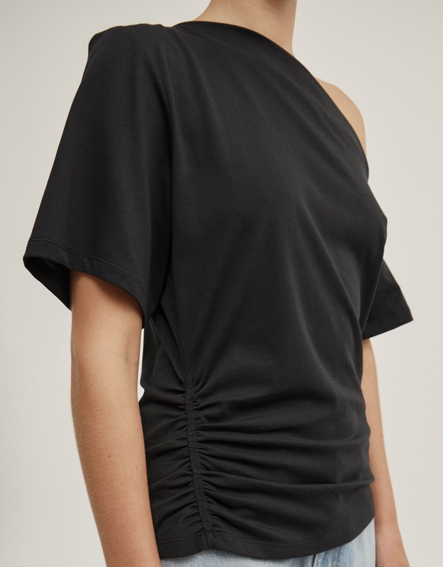 Witchery - Ruched Asymmetric T-shirt