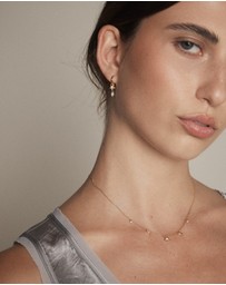 MIMCO - Asteria Charm Hoop Earrings