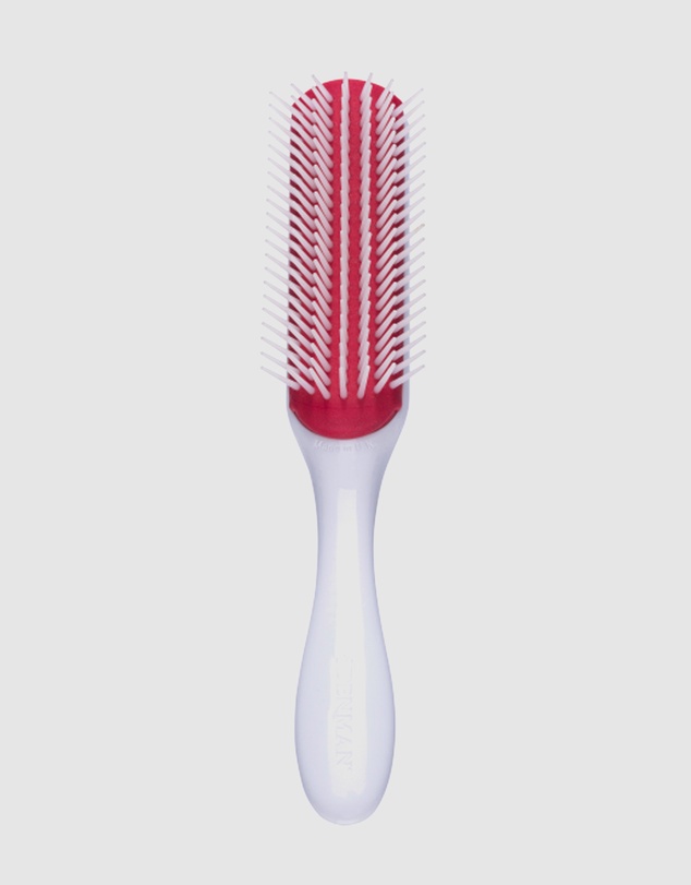 Denman Brushes - D3 7 Row Styler White with Crown Brush