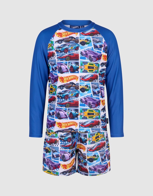 Rock Your Kid - Hot Wheels Comic Rashie Set - ICONIC EXCLUSIVE - Kids-Teens