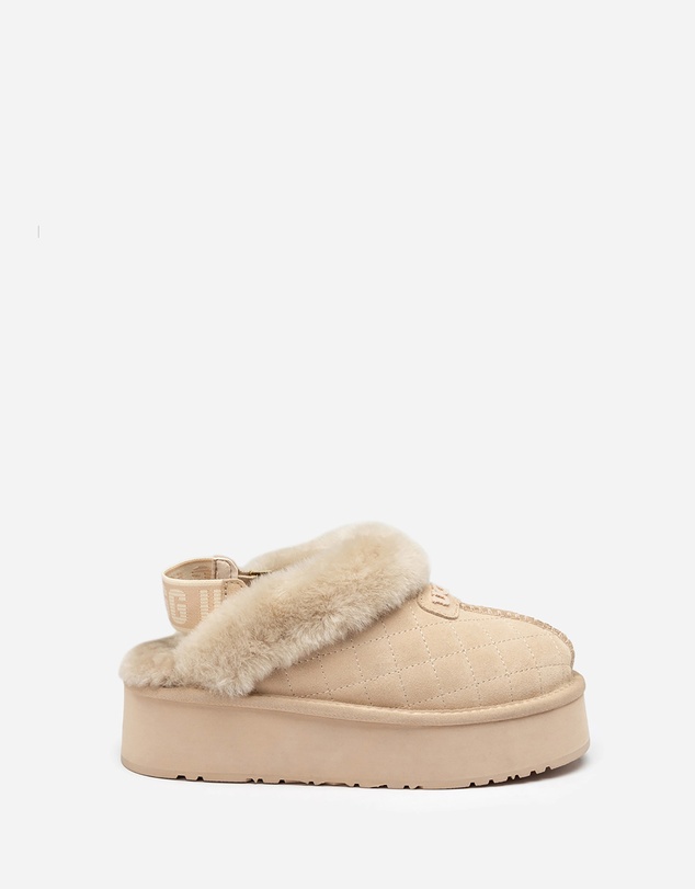 Ozwear Connection Uggs - Ugg Coquette Matelassé Logo Platform Slipper (Detachable Feature)