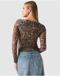 GUESS - Bernardette Long Sleeve Top