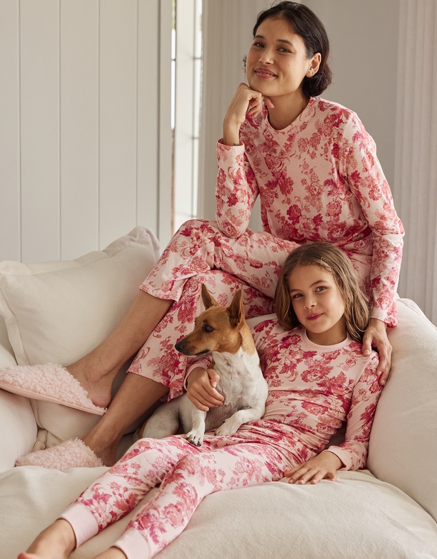 Papinelle - Madelyn Organic Cotton Knit Full Length PJ