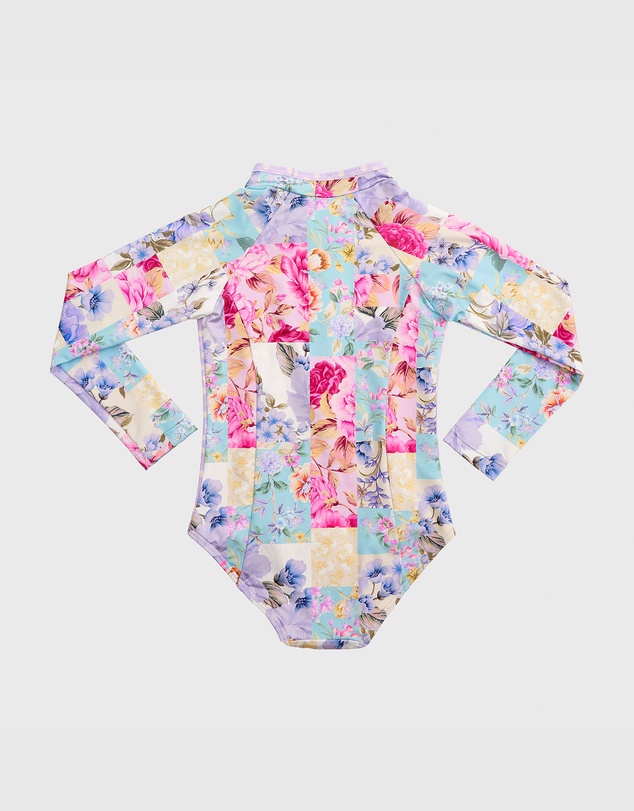 Aqua Blu Kids - Meadow Long Sleeve One Piece - Kids