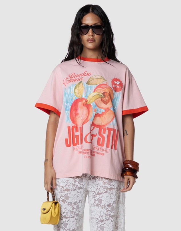 JGR & STN - Peaches Oversized T-Shirt
