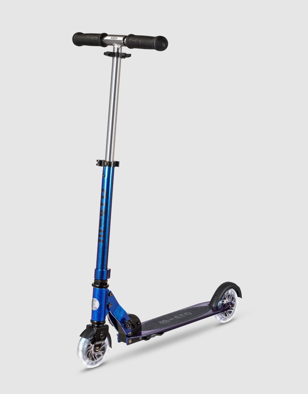 Micro Scooters - Micro Sprite 2 Wheel Folding Scooter Pearl with LED wheels