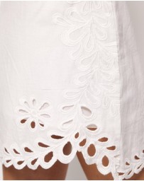 AERE - Adria Broderie Mini Skirt