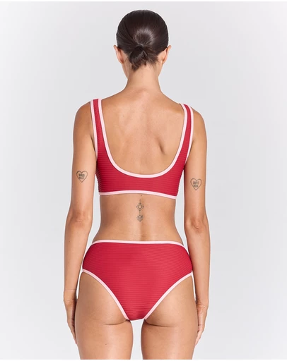 Poolside Paradiso - Poolside Waikiki Bikini Bottom - Ruby