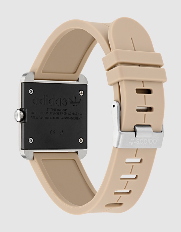 adidas Originals - Retro Pop Four 32mm Beige Silicone Strap Watch