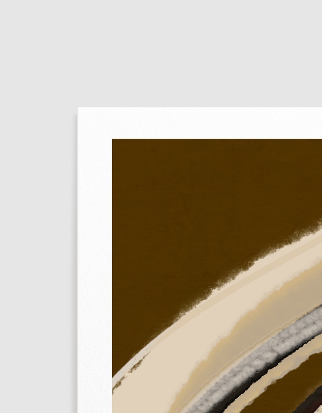 Olive et Oriel - Espressostrokes No 4 by Treechild Art Print
