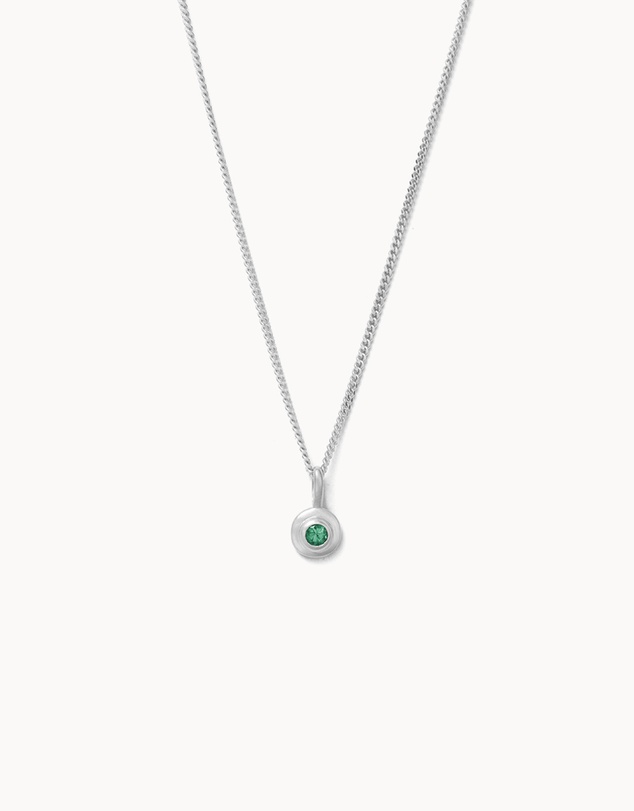 Kirstin Ash - Birthstone Necklace May Emerald